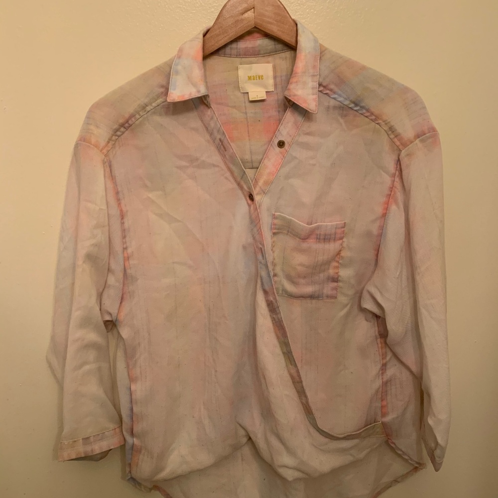 Anthropologie long-sleeve shirt